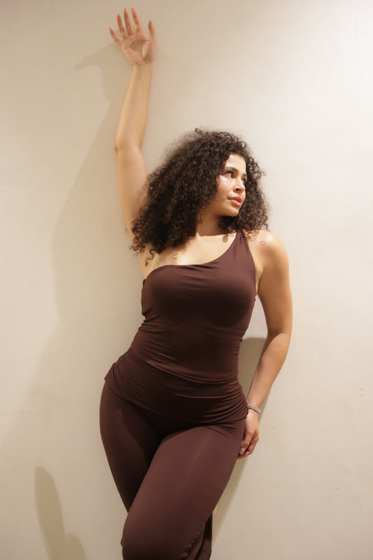 One Shoulder Lounge Set